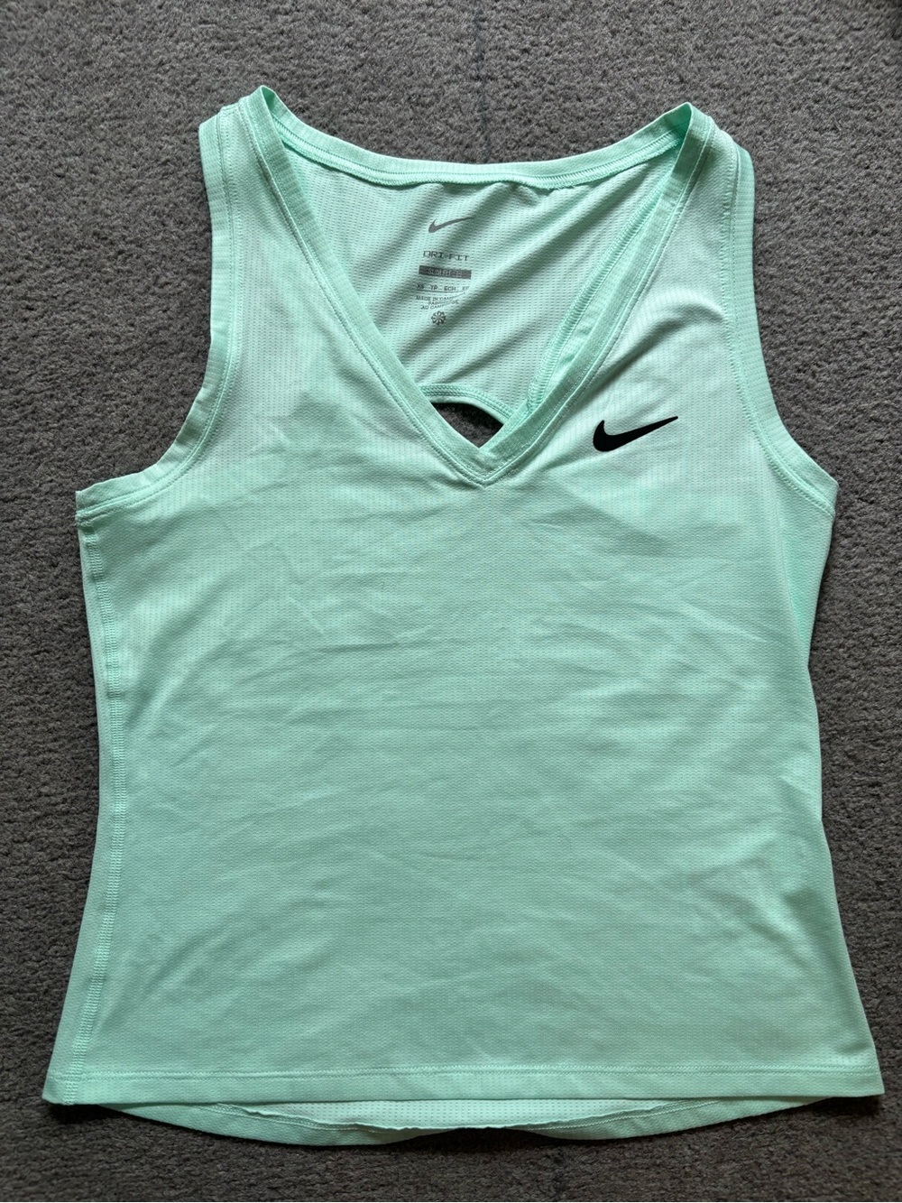 Nike Dri-FIT Mint Green Racerback Running Tank Top – Size Small NWOT